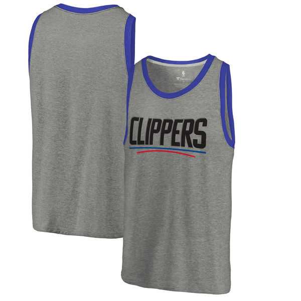 LA Clippers Fanatics Branded Wordmark Tri-Blend Tank Top - Heathered Gray,We sell and wholesale LA Clippers Fanatics Branded Wordmark Tri-Blend Tank Top - Heathered Gray on line form chian!